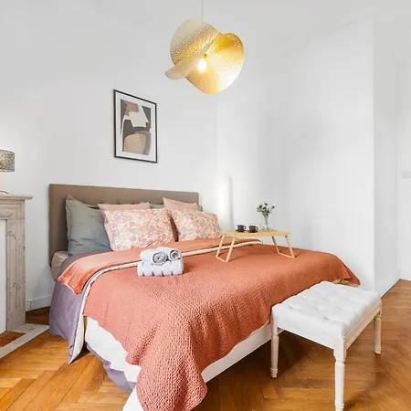 Lejlighed Renting - Joffre - Luxurious Haussmannian 180m2 4 Bedrooms Nice